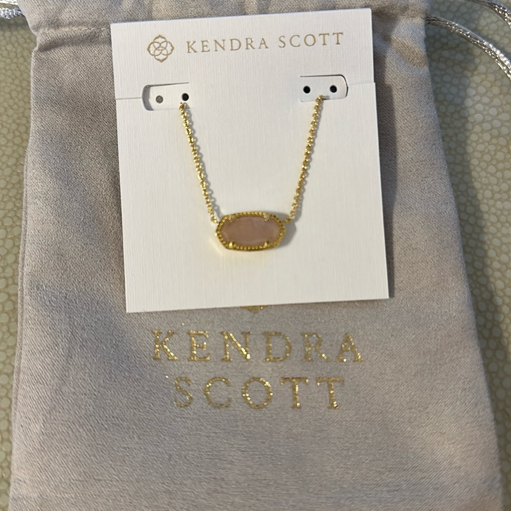 Kendra Scott gold Elisa necklace new with tags